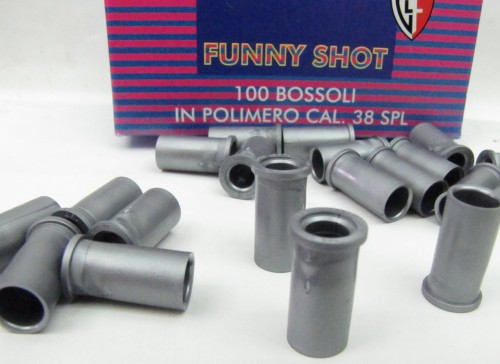 Fiocchi FUNNY SHOT BOSSOLI PLASTICA CAL.38  100 pz
