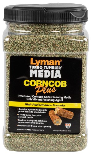 Lyman MEDIA CORNCOB PLUS 2,4 Lb ( VERDE ) X pulire bossoli con Tumbler