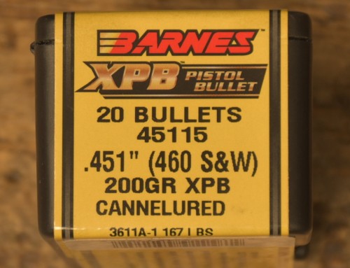 Barnes PALLE XPB Cal.451 ( 460 S&W) 200 grs XPB CANNELURED conf. 20 pz