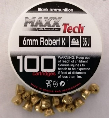 MaxxTech CARTUCCE A SALVE Cal.6 mm conf. 100 pz