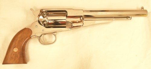 Pietta REVOLVER ad AVANCARICA del Tamburo Mod.1858 Remington Texas Nickelata Cal.44 , canna 71/2