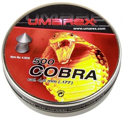 Umarex PALLINI COBRA Cal.4,5 mm gr.0,52 conf. 500 pz