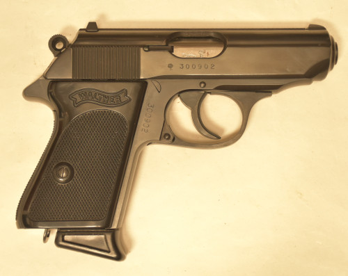 Walther PISTOLA Mod. PPK Cal.7,65B + caricatore di scorta e scatola originale