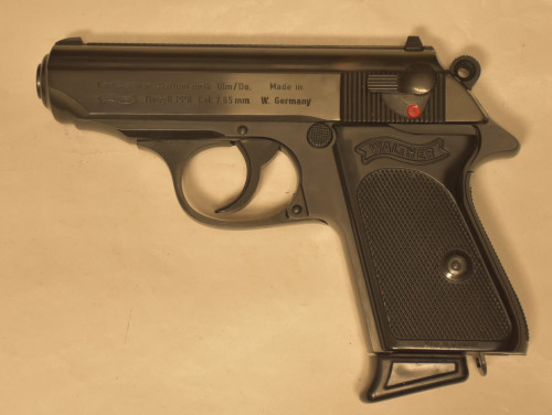Walther PISTOLA Mod. PPK Cal.7,65B + caricatore di scorta e scatola originale